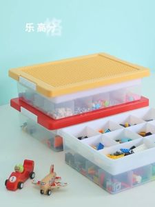 Toy Storage Box Parts Sorting High-capacity Sorting Box Compatible Building Block Base Plate Minifigures