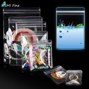PVC Jewelry Bags Small Self-Sealing Plastic Zip Clear Bags Transparent Lock Bag Pouch For Storing Bracelets Rings Earrings