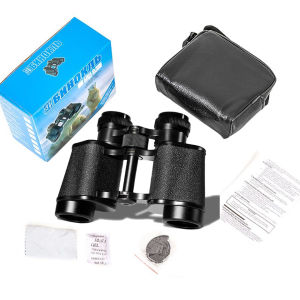 Baigish 8x30 Russian Binoculars Full Metal Structure Glasses Professional Military Waterproof Telescope Leather Bag For Hunting