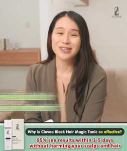 CLOVEE Black Hair Magic Tonic 80ml