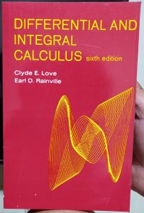DIFFERENTIAL AND INTEGRAL CALCULUS