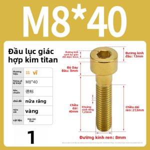 POWER&STRONG | Ốc Vít Lục Giác Cao Cấp Titan Đa Màu