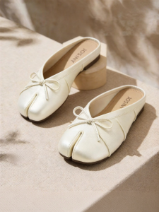 Josiny | Bow New Summer Casual Soft Bottomed Split Toe Shoes