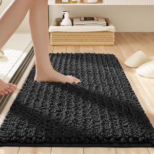 Dajiang Thickened Bathroom Mat Absorbent Water Resistant Door Mat Easy to Clean Non Slip Rug for Bathroom Home Use