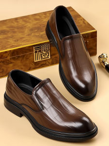 Business Formal Slip-On Leather Shoes