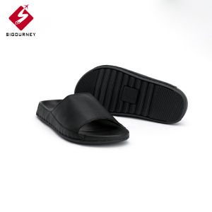 Dép Nam Quai Ngang Kiểu Dáng Công Thái Học SIGOURNEY Màu Đen DN-122 Bảo Hành 18 Tháng