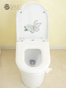 Adhesive Toilet Seat Cushion Waterproof Non-Washable Universal for All Seasons Home Use New 2024 Summer Toilet Seat Cover