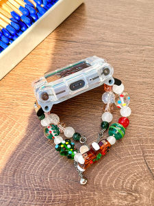 INS Christmas Gingerbread Man Original Handmade for Little Genius Phone Watch Watchband Z9/Z8/Z7/Z6a/Z1/Z2/Z5/Q1a/D2/Y7/Y8 Wristband Bracelet Bracelet