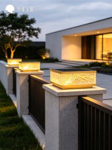 VINCAN | Waterproof Bronze Solar Post Lights
