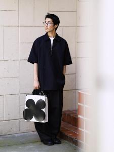 White Deer FAKEROOM Original Canvas Leather Four Leaf Clover Lucky Flower Crossbody Shoulder Handbag Fashion Trend Summer 2022