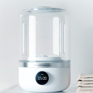 Wireless washing machine portable underwear cleaner 1L mini Socks Washing Machine Dehydratable Laundry Bucket