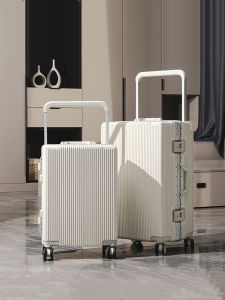 Kangaroo Large Capacity Thickened Aluminum Frame Luggage Bag for Students Traveling on Campus Durable with Wide Pull Rod