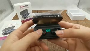 TWS Wireless Sound Quality หูฟังสเตอริโอไร้สาย เสียงดี ตัดเสียงรบกวน กันน้ำ ชาร์จมือถือได้