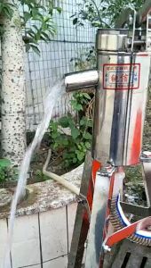 Household 201 Stainless Steel Manual Water Pump Depth 10M Shallow Well Pump Hand Shake Suction Pump