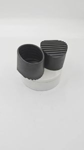 2PCS Kaki Karet anti selip tangga teleskopik single | karet tangga Bulat