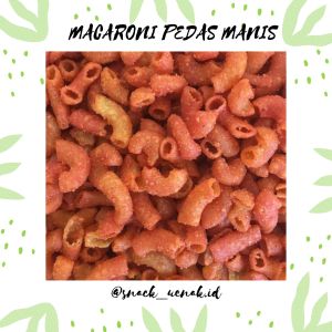 SNACK KILOAN MAKARONI BANTET PEDAS MANIS 500 GRAM | CEMILAN MURAH MAKASSAR
