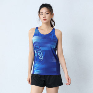 Quick Dry Athletic Wear Sports Student Training Suit Men Women Marathon Running Vest Short Run Competition Uniform