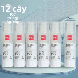 deli | Keo Dán Trong Suốt Cường Lực cho Handmade Văn Phòng Học Sinh DIY Kích Thước Lớn