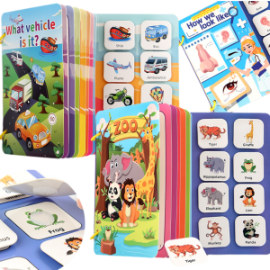 Montessori Baby Busy book My First Quiet Book Paste Early Learning Education Toy Children Toy Matching Game for Babies 2 3 Year