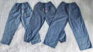 Celana Anak Perempuan Semi Jeans Model Kulot Jogger Baggy Pants Variasi Kancing Trendy & Kekinian