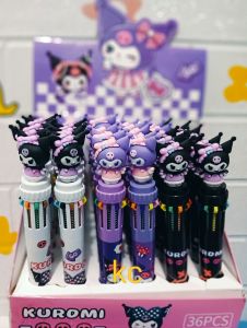pulpen 10 warna KOROMI CINAMORO MELODY pen BOLPEN pulpen gelpen karakter tinta 3 pcs