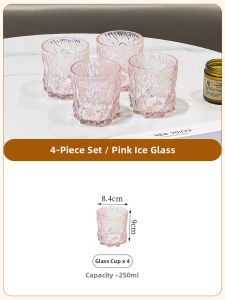 XIAOHUANGLU | Elegant Heat-Resistant Glassware Set