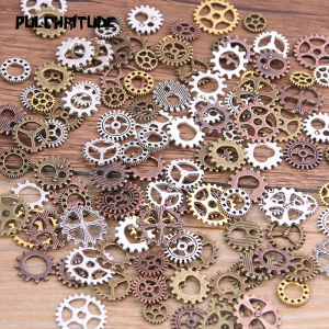 Bộ 60 10 Màu Size Nhỏ 8-15Mm Phối Hợp Kim Cơ Phong Cách Khoa Học Viễn Tưởng Cogs & Bánh Răng Tự Làm Phụ Kiện Mới tháng 10 Thả Con Tàu