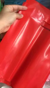 [500-1Kg/size] - túi nilon PE bóng dẽo Màu Đỏ