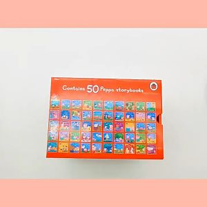 (50 books) Red Box The Amazing Peppa Pig Collection Story Book Peggy 全套50册 红盒小猪佩奇英文原版绘本礼盒装 24page book Bedtime Reading
