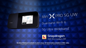 Bộ phát Wifi 5G: Inseego MiFi X PRO M3100: Cat20 Wifi 6 băng tần kép pin 5050mAh
