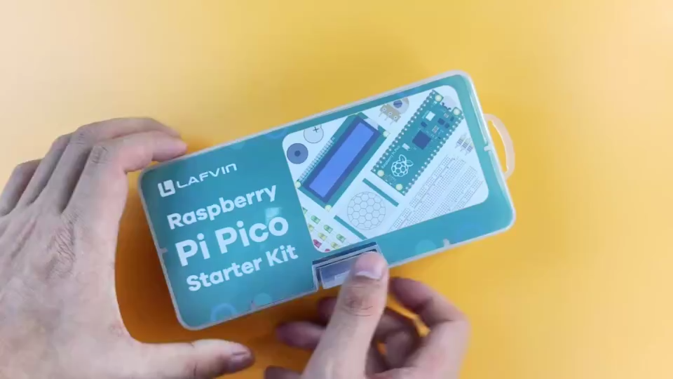 LAFVIN Basic Starter Learning Kit for Raspberry Pi Pico with Tutorials MicroPython Piper Make and CC++ (Compatible with Arduino IDE)