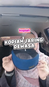 Kopiah Mesh Jaring – Atas Net Berangin Tidak Berpeluh Lembut & SelesaSolat Lebih Selesa