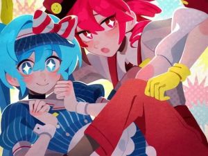 KAYOU | Oil Painting by Number Kit Miku Teto Anime Characters Kawaii Canvas Wall Art for Adults DIY Home Decor Gift