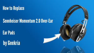 Geekria Earpad for Momentum 2.0 Over-Ear Headphone Replacement Ear Pads/Ear Cushion/Ear Cups/Ear Cover/Earpads (Dark Brown)