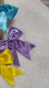 กิ๊บโบว์ติดผม โบว์นักเรียน ขนาดกว้างxยาว : 9x11 เซนติเมตร (ACC267)