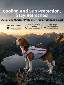 hipidog | Cooling and Sun Protection Vest for Medium Small Dogs