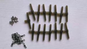 15/30pcs Anti-Tangle Carp Fishing Rig with Swivel Hook and Helicopter Link - Essential Tackle for Carp Anglers