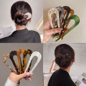 🔥Simple Versatile Hairpin Women High-end Curled Hairpin Acrylic Hair Accessories LovelylifeFu👍