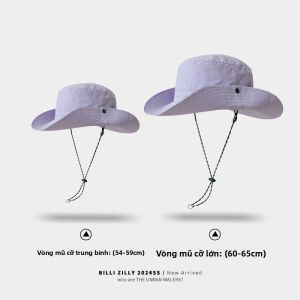 BILLI ZILLY | Mũ câu cá gấp gọn UPF50+ chống tia UV ngoài trời Mũ đi bộ đường dài Mũ đi bộ Mũ đi biển Mũ đi cắm trại Mũ đi bộ Mũ đi câu cá
