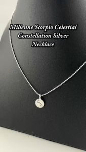 MILLENNE Match The Stars Scorpio Celestial Constellation Silver Pendant with 925 Sterling Silver (MLP-01)