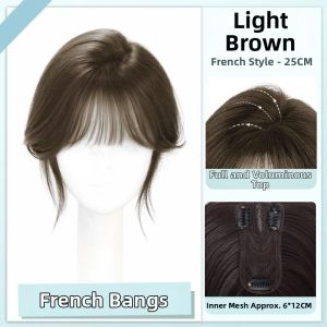 Natural Lightweight Invisible Front Bang Wig