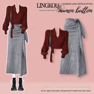 NUMEN BUTTON | Trendy Plus Size Two-Piece Set