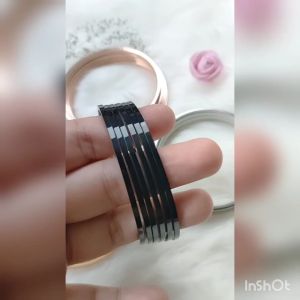 GELANG KERONCONG HITAM BAHAN TITANIUM