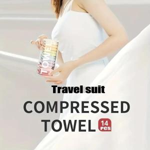 nstant Expand Compressed Towels for Travel and Camping Portable Disposable Face Cloths Soft Cotton for Hikingfor Gym Bag