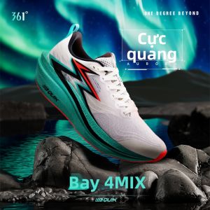 361° | Giày Chạy Bộ Đàn Hồi Chống Sốc Đào Tạo Mới 2026 Nam