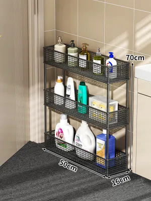 Ultra Narrow Ultra Thin Storage Cabinet 12cm