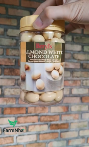 Sôcôla Beryls Almond White Chocolate 410g - Sô cô la Trắng và Hạnh Nhân Thơm Giòn
