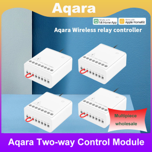 Aqara | Aqara Two-way Control Module Wireless Relay Switch Controller 2 Channels Work For Mi Jia Mi Homeapp Home Kit Smart Timer