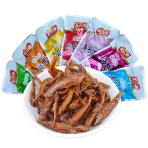 Authentic Spicy Flavor Fish Babies Snacks Mini Pack Hunan Special Products Chengdu MaoMao Fish Snacks from Mangshan Lake