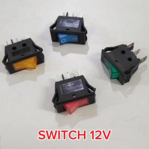 Butterfly Ecommerce สวิตซ์สามขาใหญ่ ใช้ไฟ 12V ใช้สำหรับเปิดปิดเครื่องเล่น มี4สีให้เลือก แดง เหลือง เขียว ฟ้า ราคาต่อ 1 ชิ้น